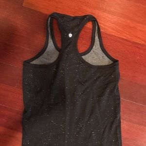 lulu lemon racerback speckled tank